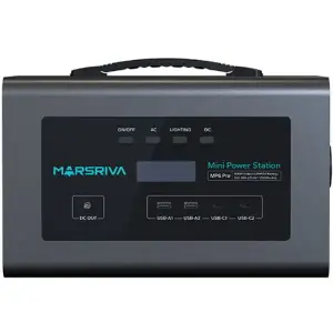 Зарядна станція Marsriva MP6 Pro 600Вт (627.2 Вт/г) DC PD 60Вт, UPS, MPPT, LiFePo4 (MP6ProV2_MARSRIVA) UA