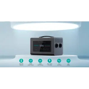 Зарядна станція Marsriva MP6 Pro 600Вт (627.2 Вт/г) DC PD 60Вт, UPS, MPPT, LiFePo4 (MP6ProV2_MARSRIVA) UA