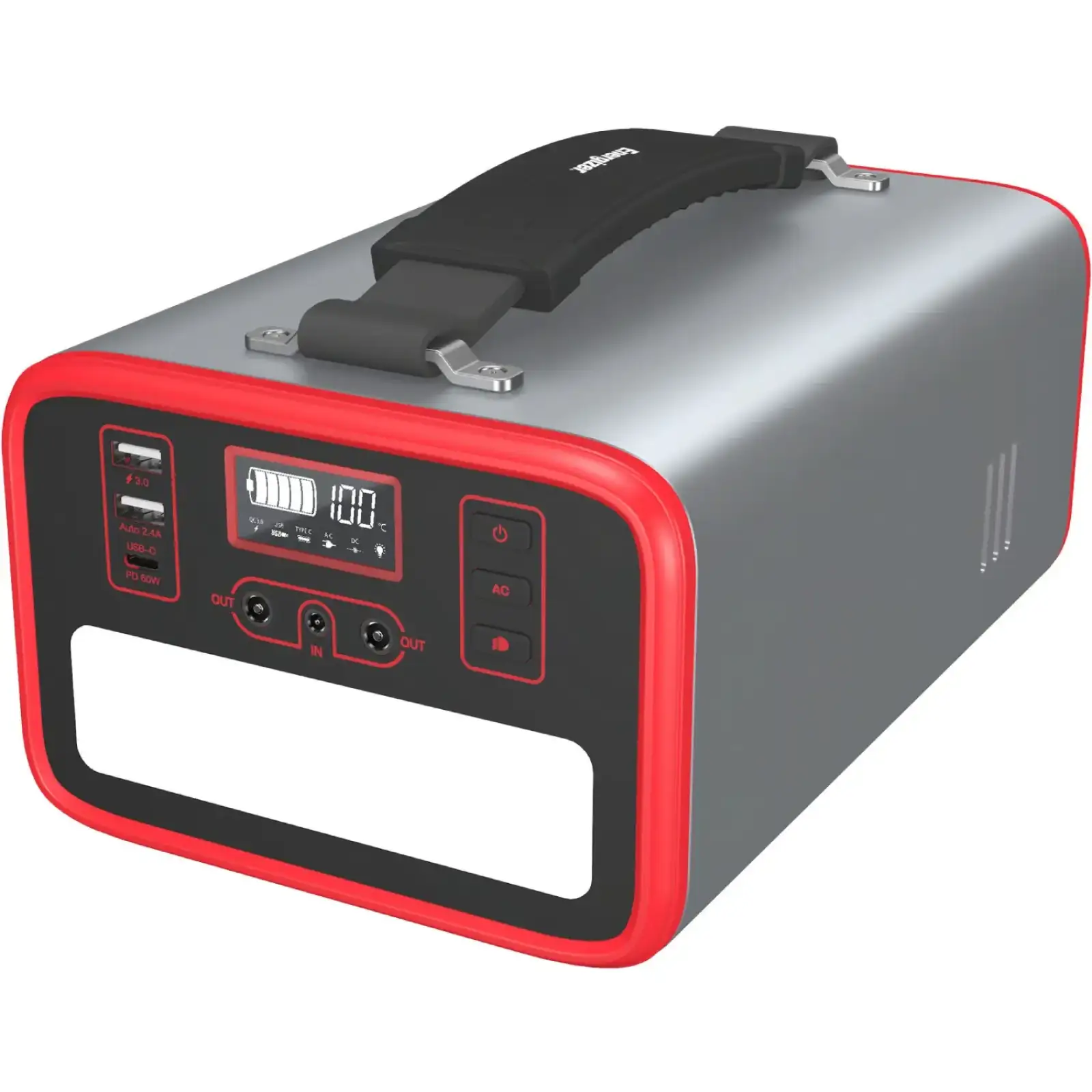 Зарядна станція Energizer 300Вт (307Вт/г) 2xDC, LiFePO4, USB-C PD 60Вт (PPS320W1) UA