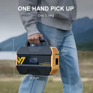 Зарядна станція Vtoman FlashSpeed 300 (230 Вт/г) 300W, DC/PD In, MPPT, LiFePo4 UA