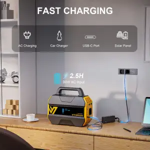 Зарядна станція Vtoman FlashSpeed 300 (230 Вт/г) 300W, DC/PD In, MPPT, LiFePo4 UA