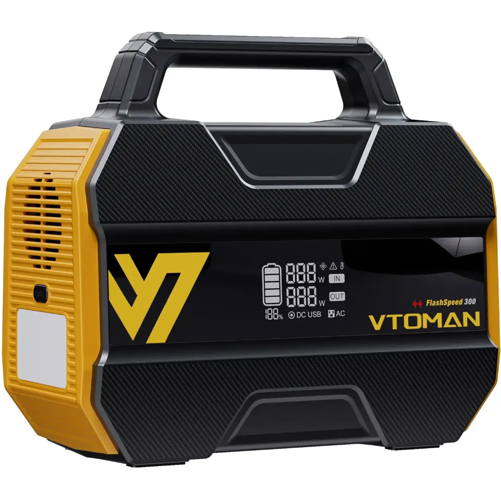 Зарядна станція Vtoman FlashSpeed 300 (230 Вт/г) 300W, DC/PD In, MPPT, LiFePo4 UA