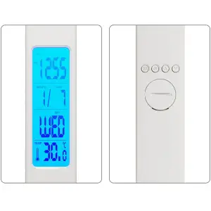 LED лампа настільна Media-Tech LEDITOU MT222, 4W 6500K, 15W QI з вбудованим WRL, біла UA