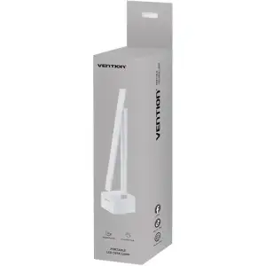 Лампа настільна LED Vention USB Rechargeable Foldable Desk Lamp, 5W 6000K,1800mAh,Aluminum,біла (PDBW0) UA