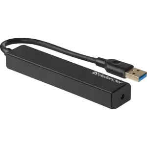 Хаб USB 3.0 -> 4xUSB 3.0 Black Defender (83204) UA