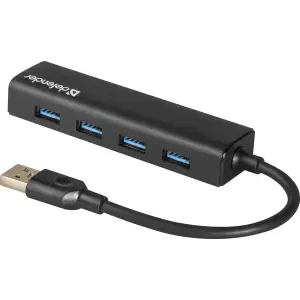 Хаб USB 3.0 -> 4xUSB 3.0 Black Defender (83204) UA