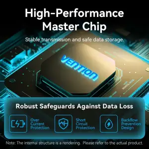 Хаб USB 3.0 Type-C -> 4xUSB 3.0/1xUSB-C, 5Gbps, Black Vention (TGZHB) UA