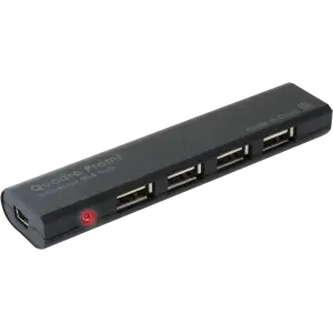 Хаб USB 2.0 -> 4xUSB 2.0 Black Defender (83200) UA