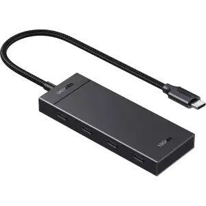 Хаб USB 3.2 Type-C -> 4хUSB-C 3.2 Gen2 10Gbps Black CM806 Ugreen (35584) UA