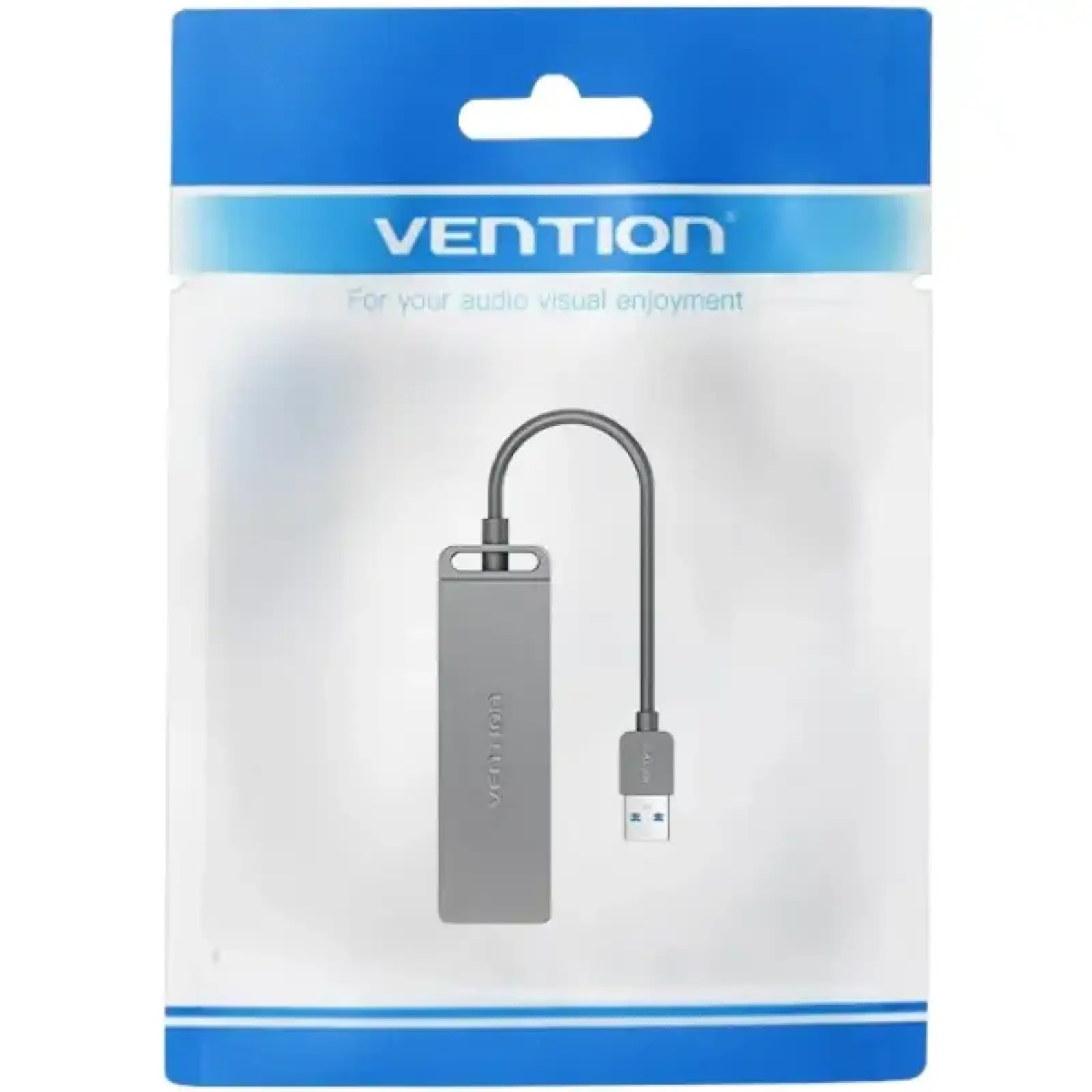 Хаб USB 3.0 -> 4xUSB-A 3.0, 5Gbps, Black Vention (CHLBB-SCB) UA
