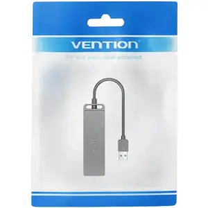 Хаб USB 3.0 -> 4xUSB-A 3.0, 5Gbps, Black Vention (CHLBB-SCB) UA
