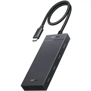 Хаб USB 3.2 Type-C -> 4хUSB-C 3.2 Gen2 10Gbps PD 100W Black CM806 Ugreen (55334) UA
