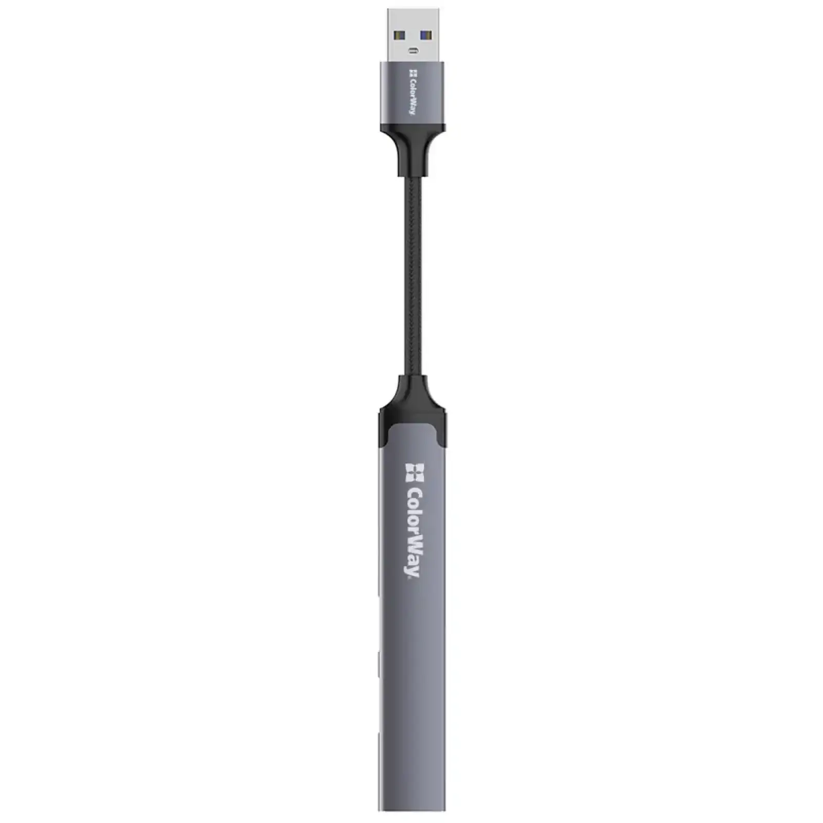 Хаб USB 3.0 -> 2xUSB 2.0+1xUSB 3.0+1xUSB-C Grey ColorWay (CW-HUB05) UA