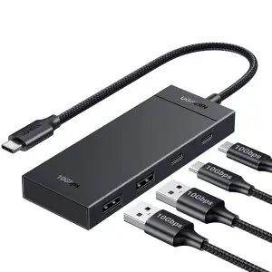 Хаб USB3.1 Type-C --> 2xUSB/2xUSB-C 3.2 Gen2/10Gbps 4-in-1 CM806 Ugreen (35583) UA