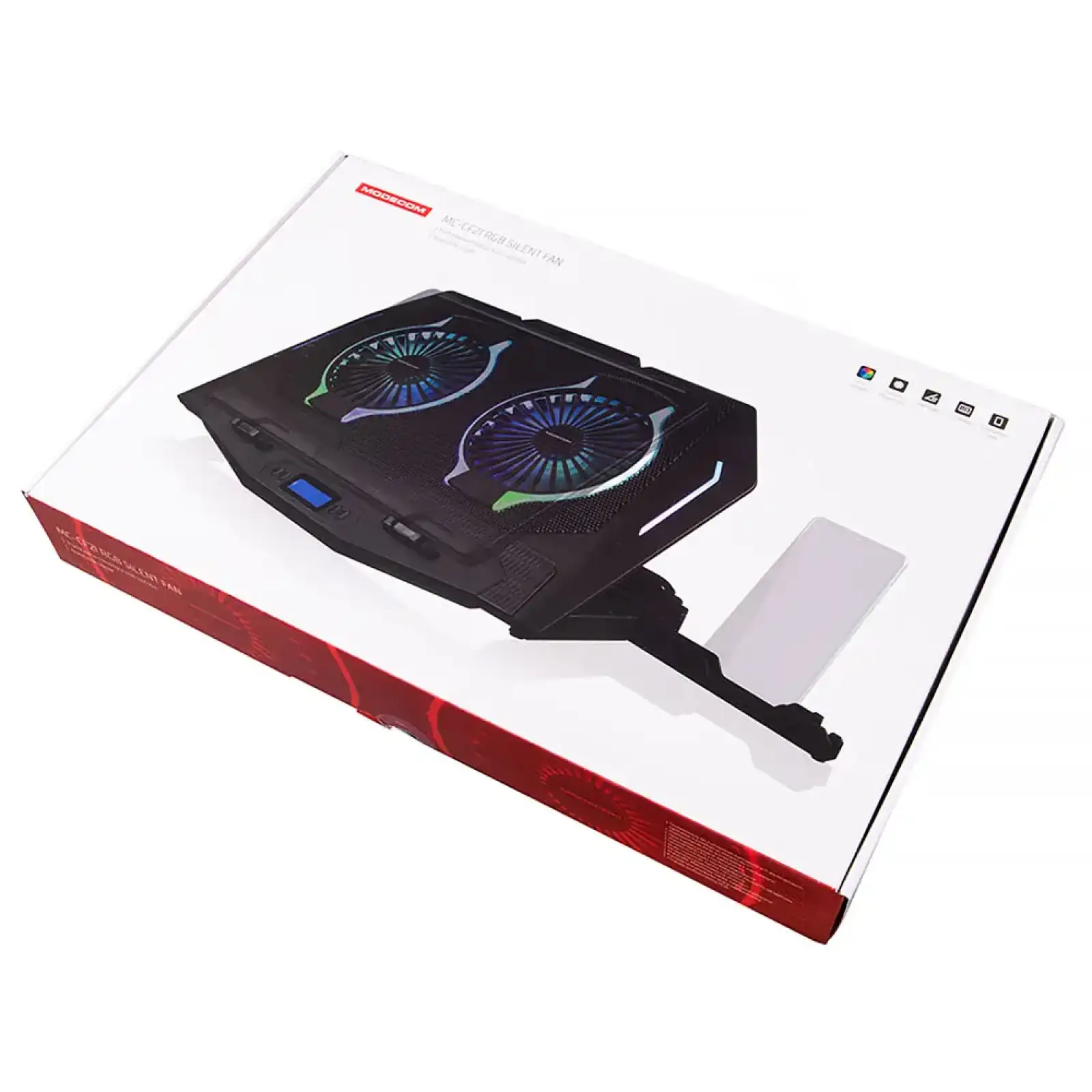 Підставка для ноутбука Modecom SILENT FAN MC-CF-21-RGB (PL-MC-CF-21-RGB) UA