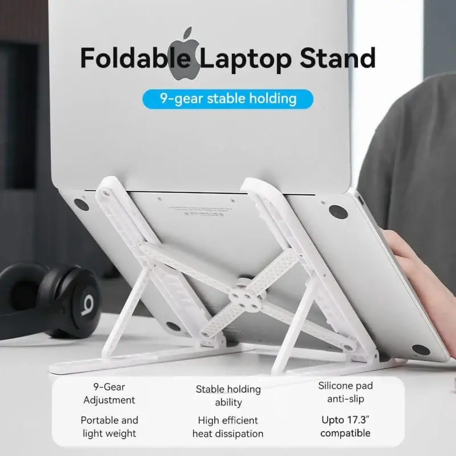 Підставка для ноутбука Laptop X-type Stand White ABS 83-170мм Vention (KDNW0) UA