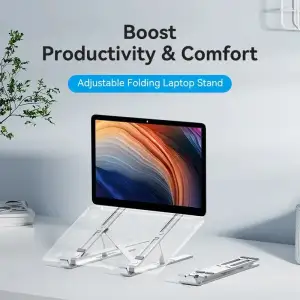 Підставка для ноутбука Laptop X-type Stand Silver Aluminum Alloy Vention (KDMI0) UA