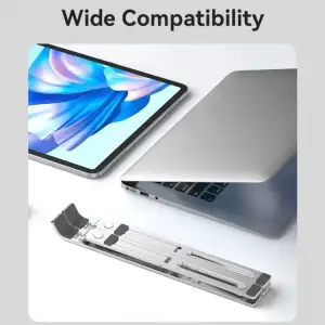 Підставка для ноутбука Laptop X-type Stand Silver Aluminum Alloy Vention (KDMI0) UA