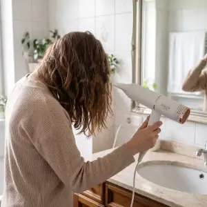 Фен Adler AD 2278 white 1400Вт/ 2 швидкості/ хол.обдув/ темп.режимів-2/іонізація/ насадки - 1 шт. (AD2278W) UA