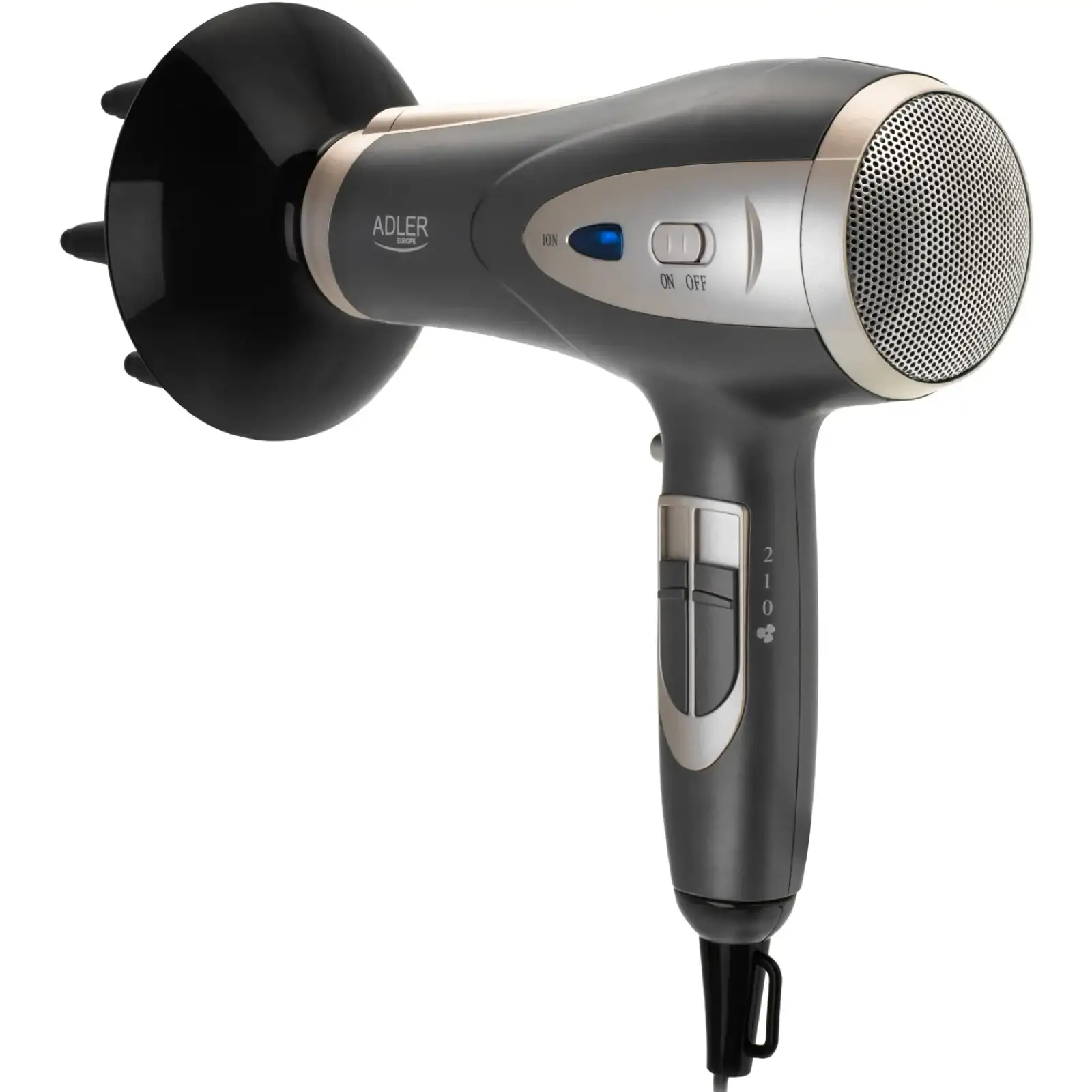 Фен Adler AD 2248 grey champane (AD2248G) UA