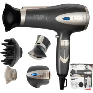 Фен Adler AD 2248 grey champane (AD2248G) UA