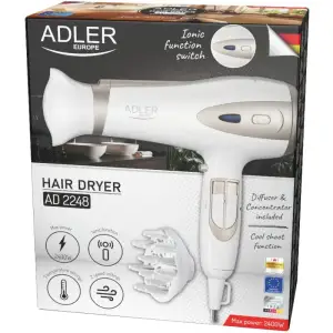 Фен Adler AD 2248 white champagne (AD2248W) UA