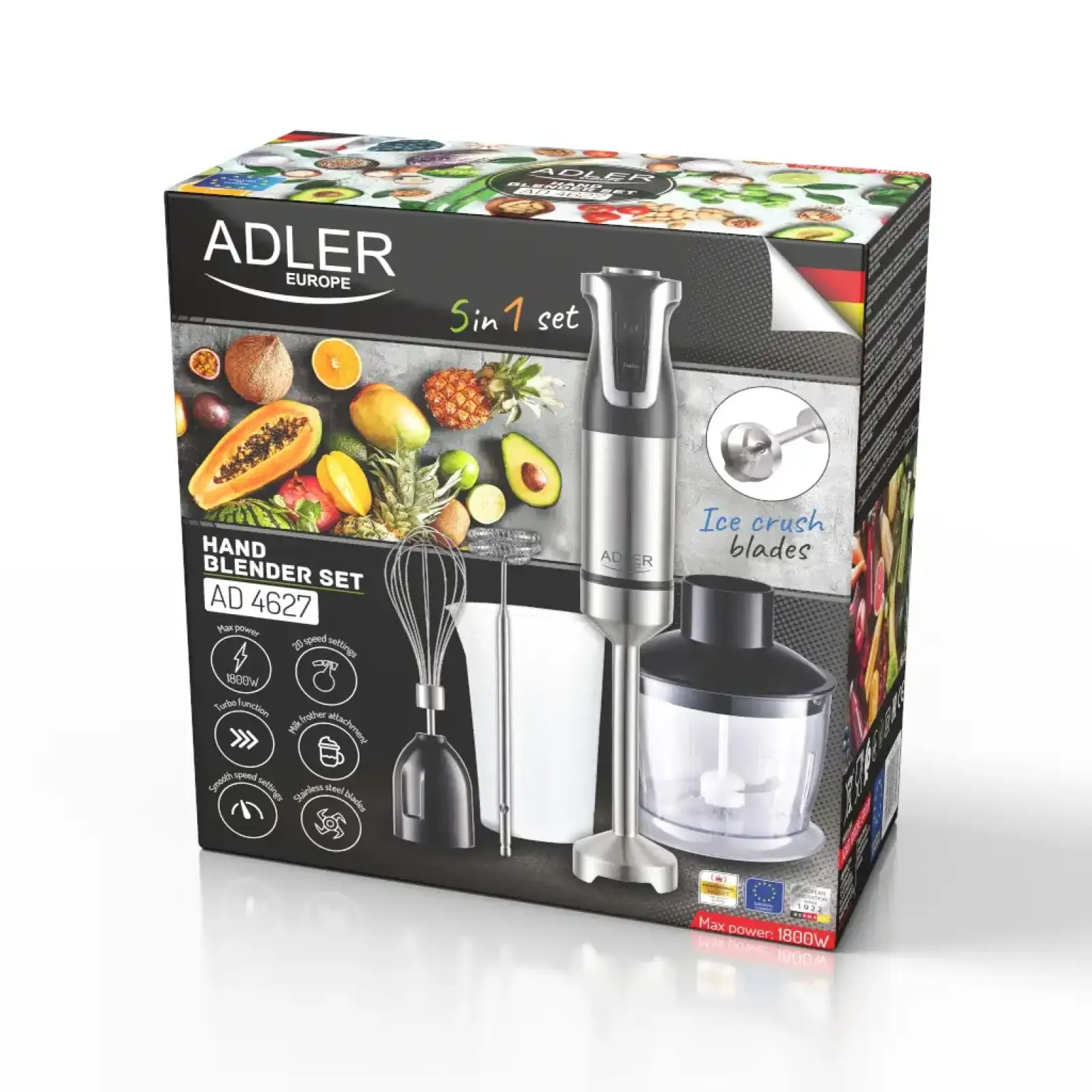 Блендер Adler AD 4627 black (AD4627B) UA