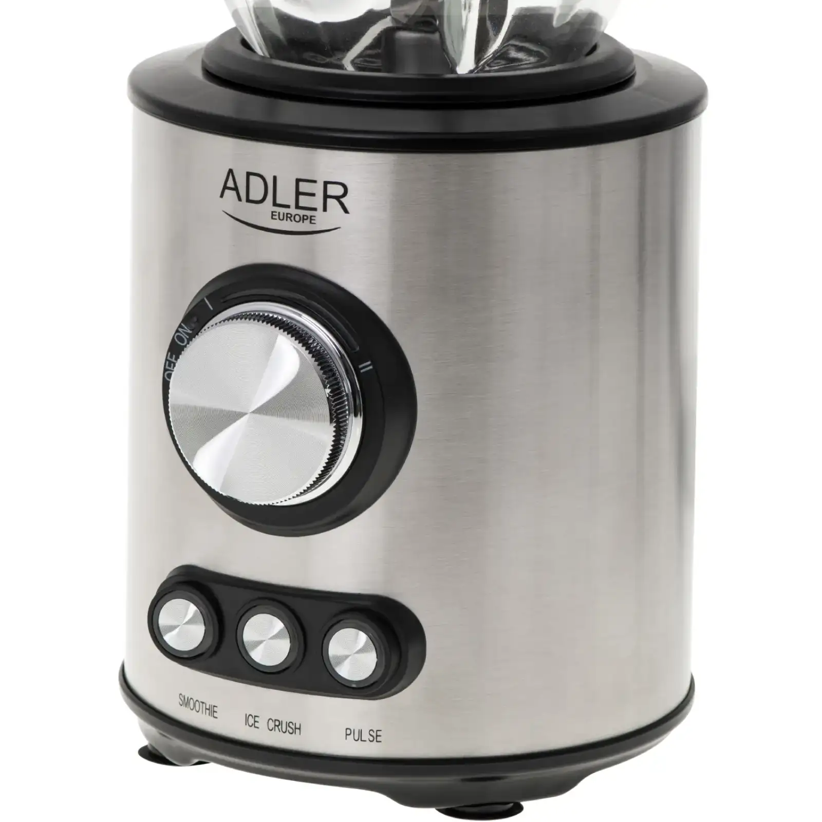 Блендер Adler AD 4078 стаціонарний 1700Вт/ 2 швидк./ Ice Crush/ чаша для змішування 1500мл/ срібляст (AD4078) UA