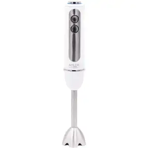 Блендер Adler AD 4625 white ручний/ 1500Вт/ 5 швидк./ без чаші/ Turbo/ білий (AD4625W) UA