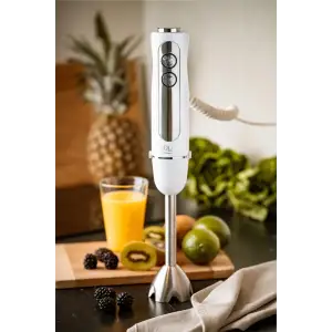 Блендер Adler AD 4625 white ручний/ 1500Вт/ 5 швидк./ без чаші/ Turbo/ білий (AD4625W) UA