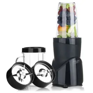 Фітнес-блендер Adler AD 4084 black 500Вт/ Pulse/ 4 скляні пляшки 700мл, 2x500мл, 300мл/ чорний (AD4084BK) UA