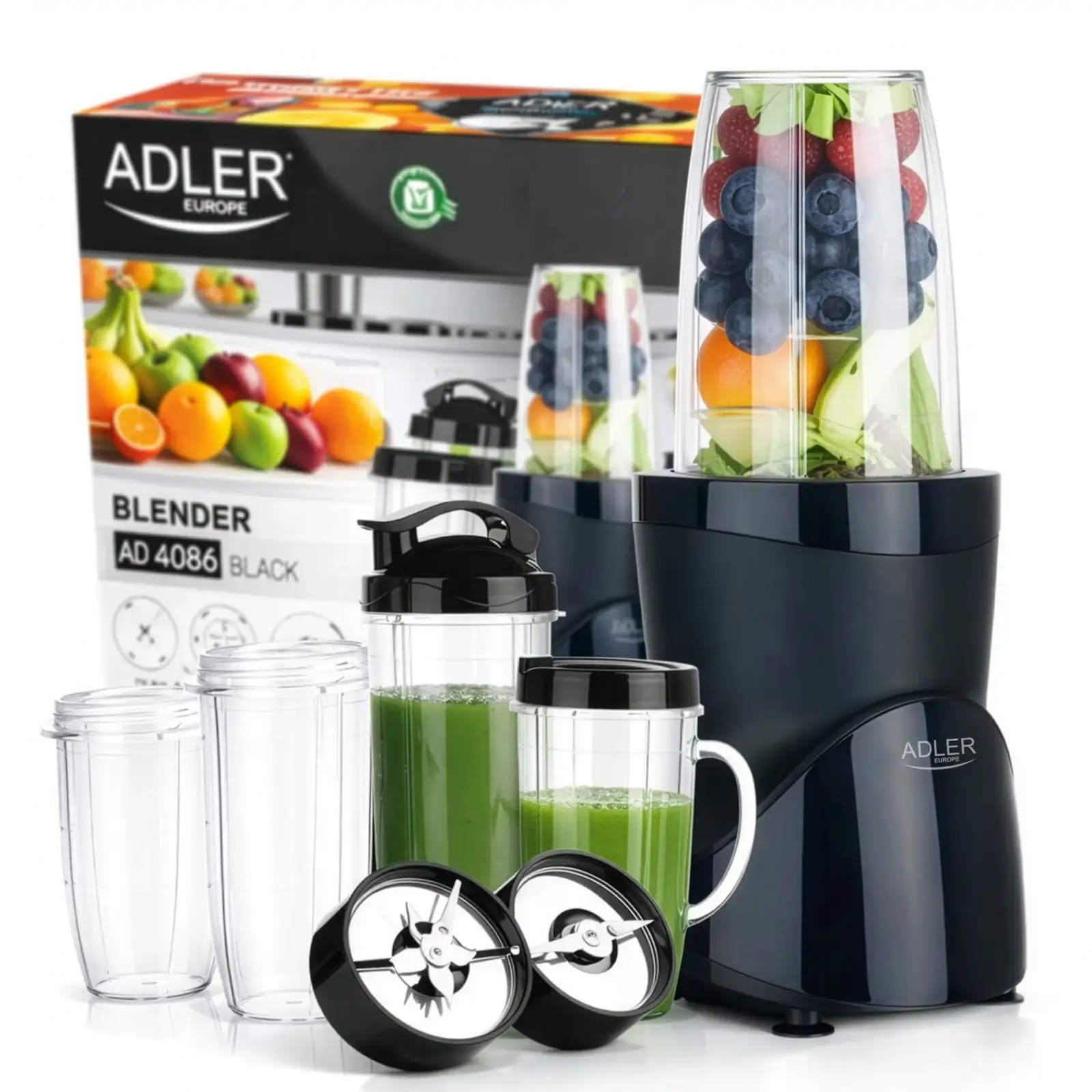 Фітнес-блендер Adler AD 4084 (AD4084BK) UA