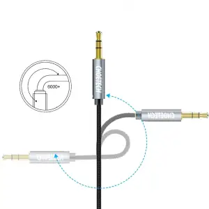 Кабель AUX - TRS Audio 3.5мм M/M 1,2м Choetech (AUX002) UA