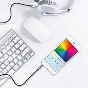 Кабель AUX - TRS Audio 3.5мм M/M 1,2м Choetech (AUX002) UA
