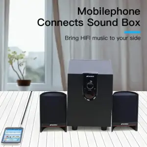 Кабель AUX Audio TRS - RCAx2 M/M 1.0м, PVC, Aluminum alloy, Gold-Plated, чорний, Vention (BCFBF) UA