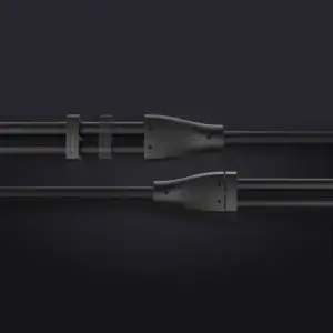 Перехідник Audio Jack TRS M -> 2xF, 0.3м Stereo Splitter чорний Vention (BBSBY) UA