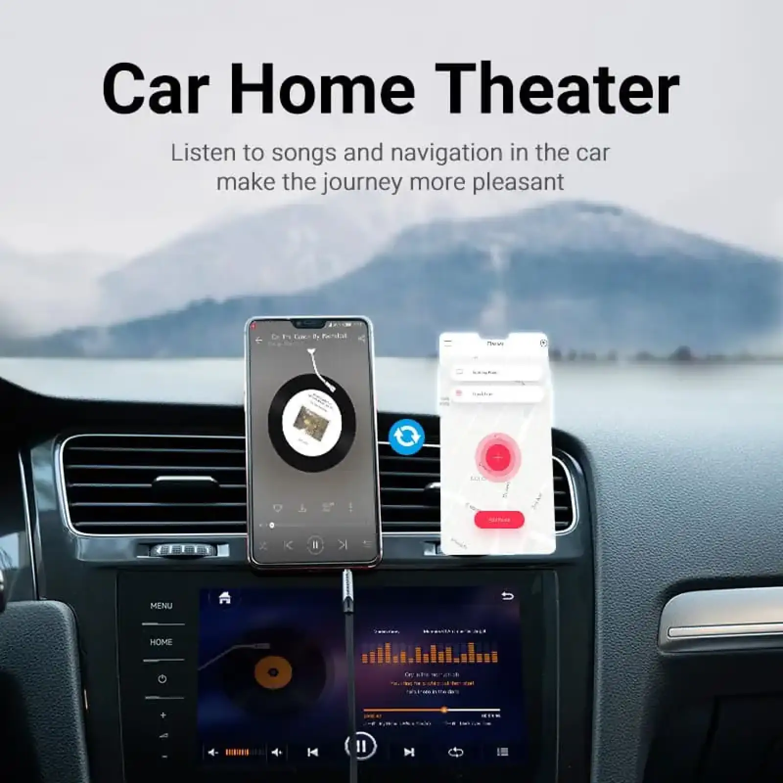 Кабель AUX Audio TRS M/M, кут 90°, 2.0м, сірий, Aluminum Alloy Vention (BANHH) UA