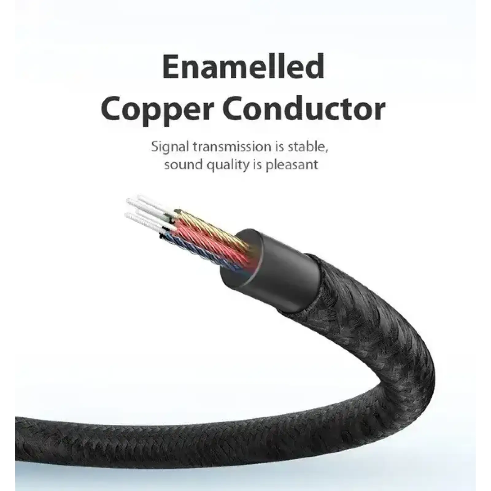 Кабель AUX Audio TRS M/F 5.0м Gold-Plated, нейлонове обплетення, чорний Vention (BHBBJ) UA