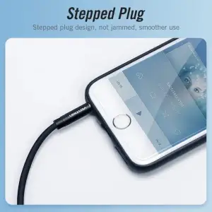 Перехідник аудіо Jack 3.5mm TRRS M -> 2X 3.5mm F (мікрофон + навушники) чорний Vention (BBVBY) UA