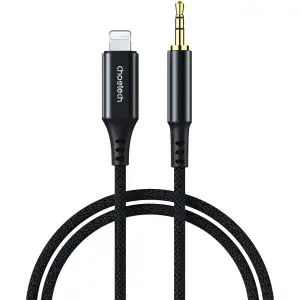 Кабель AUX Audio Lightning - TRS 3.5мм M/M 2м Choetech (AUX009) UA