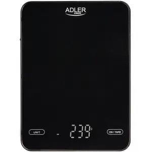 Ваги кухонні Adler AD 3177 black (AD3177B) UA