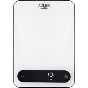 Ваги кухонні Adler AD 3177 white black (AD3177WB) UA