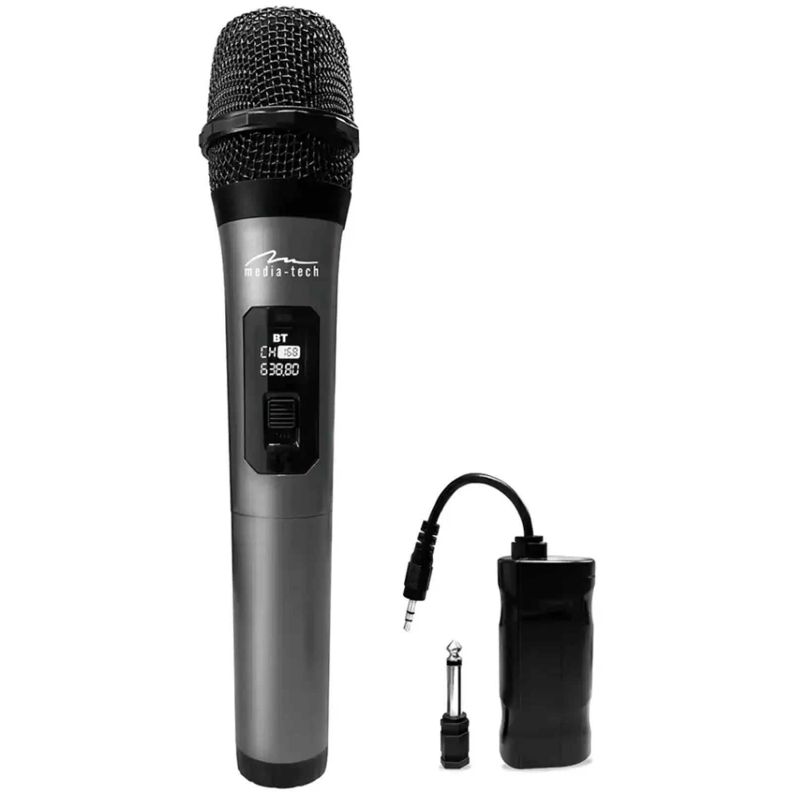 Мiкрофон Media-Tech MIC HERO Wireless for KARAOKE systems + USB-C receiver (MT398) UA