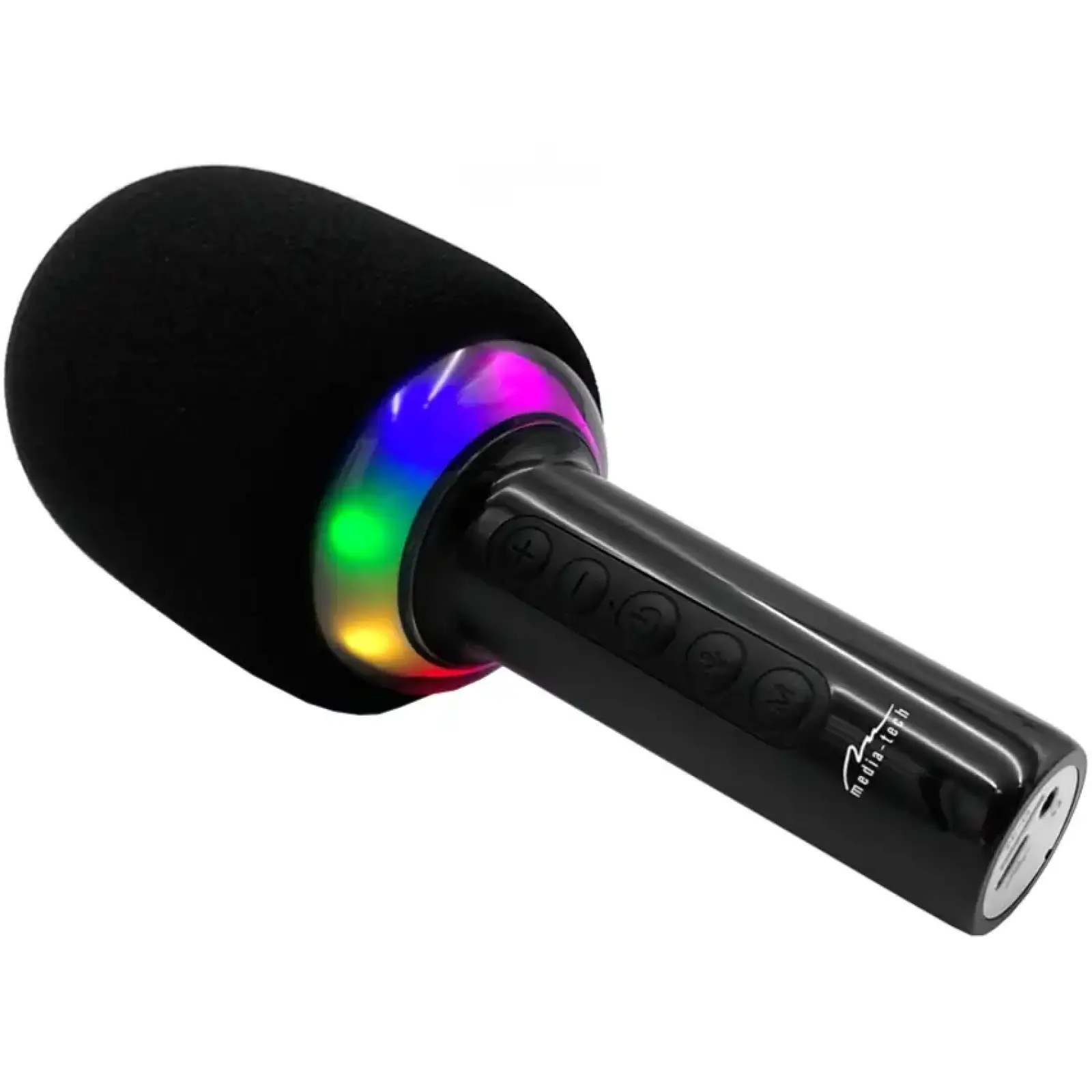Мiкрофон Media-Tech Karaoke IDOL, Wireless, Bluetooth колонка, RGB, чорний (MT399) UA