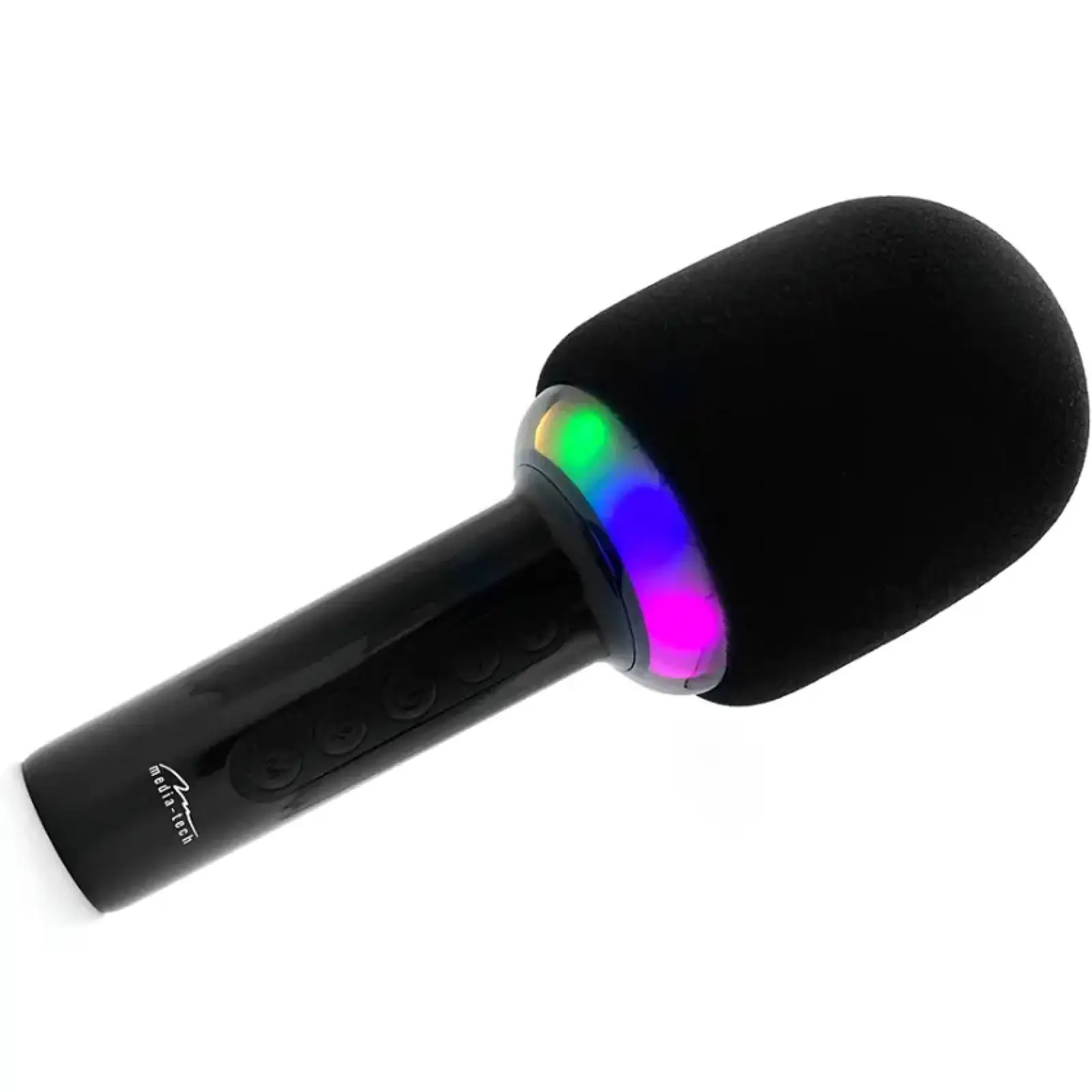Мiкрофон Media-Tech Karaoke IDOL, Wireless, Bluetooth колонка, RGB, чорний (MT399) UA