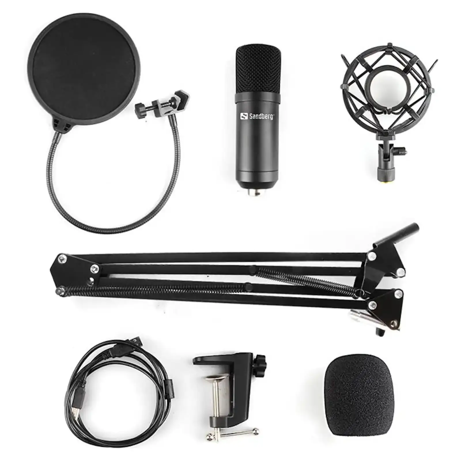 Мікрофон Sandberg Streamer Kit USB (126-07) UA