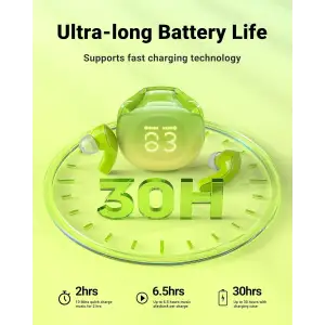 Навушники TWS Acefast T9 avocado green (6974316282556) UA