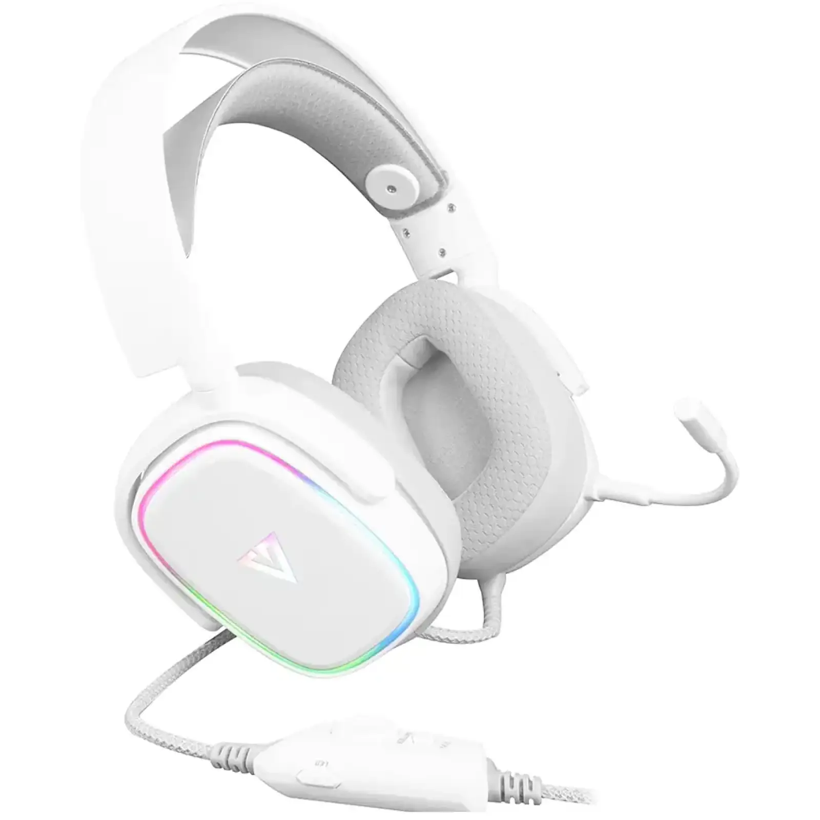 Ігрова гарнітура Modecom Volcano RGB Prometheus 7.1 White USB (S-MC-899-PROMETHEUS-200) UA