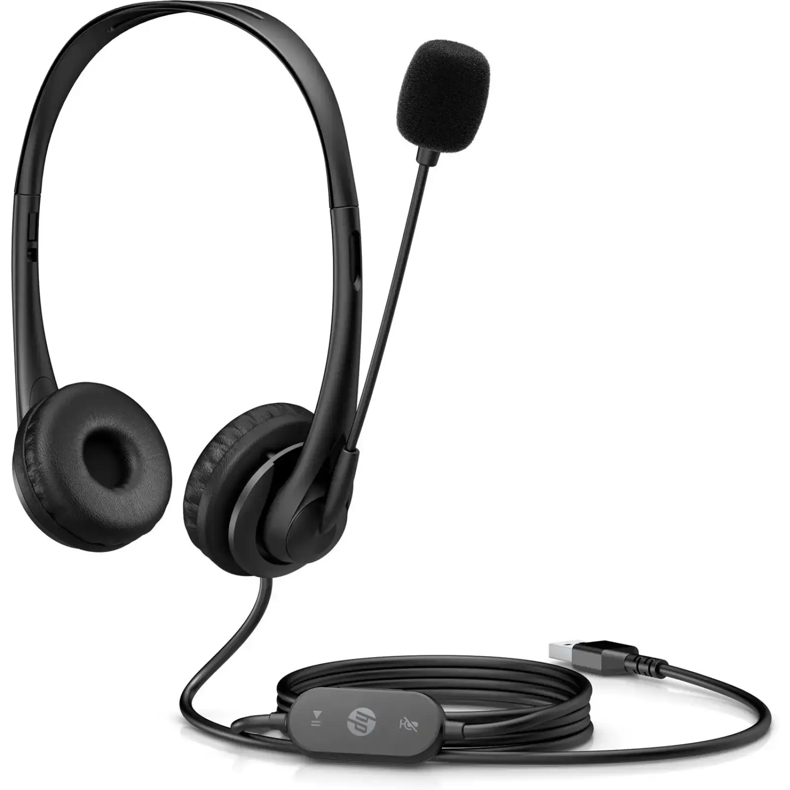 Гарнітура HP Stereo G2 USB, чорна (428H5AA) UA