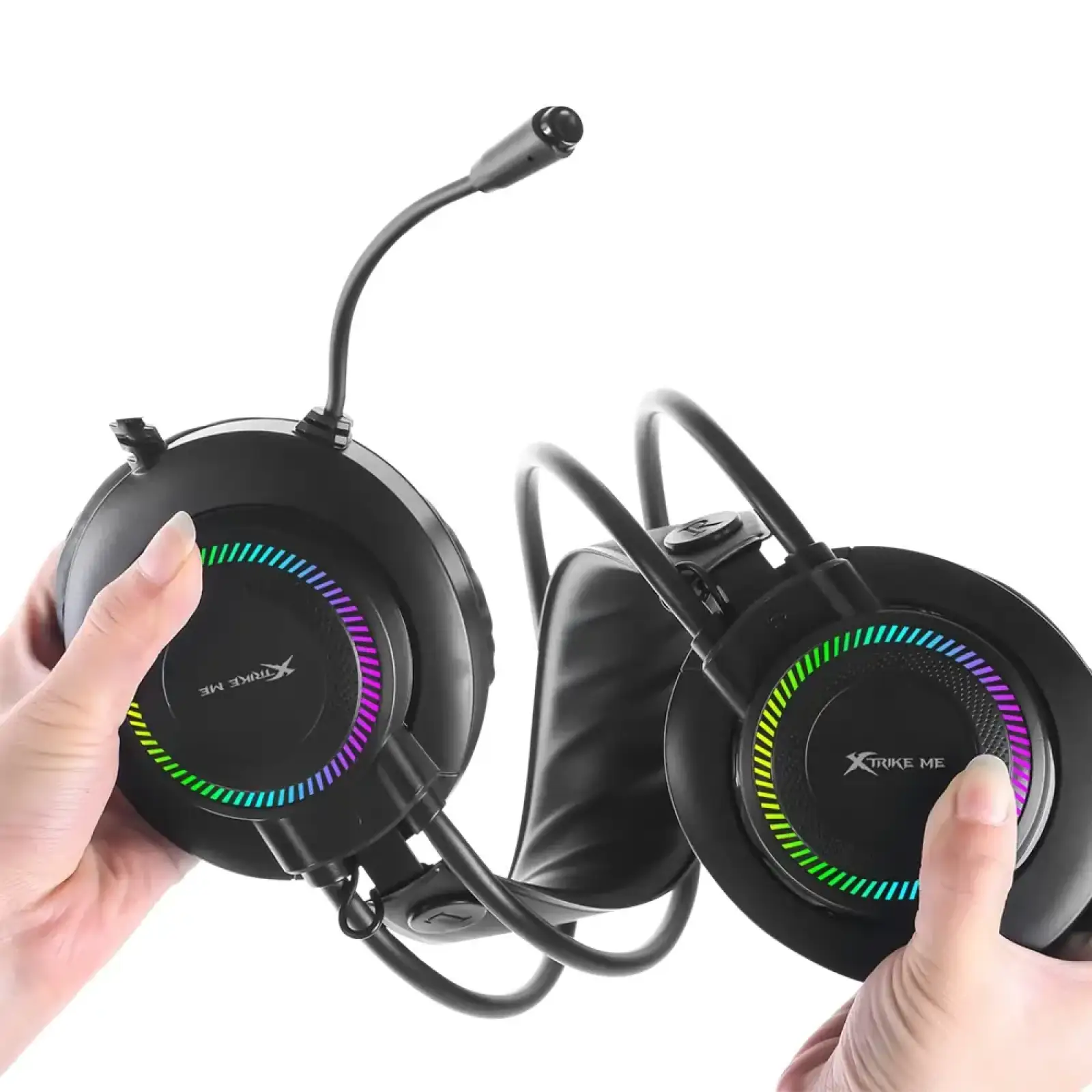 Ігрова гарнітура XTRIKE ME Gaming RGB Backlight GH-509 Black UA